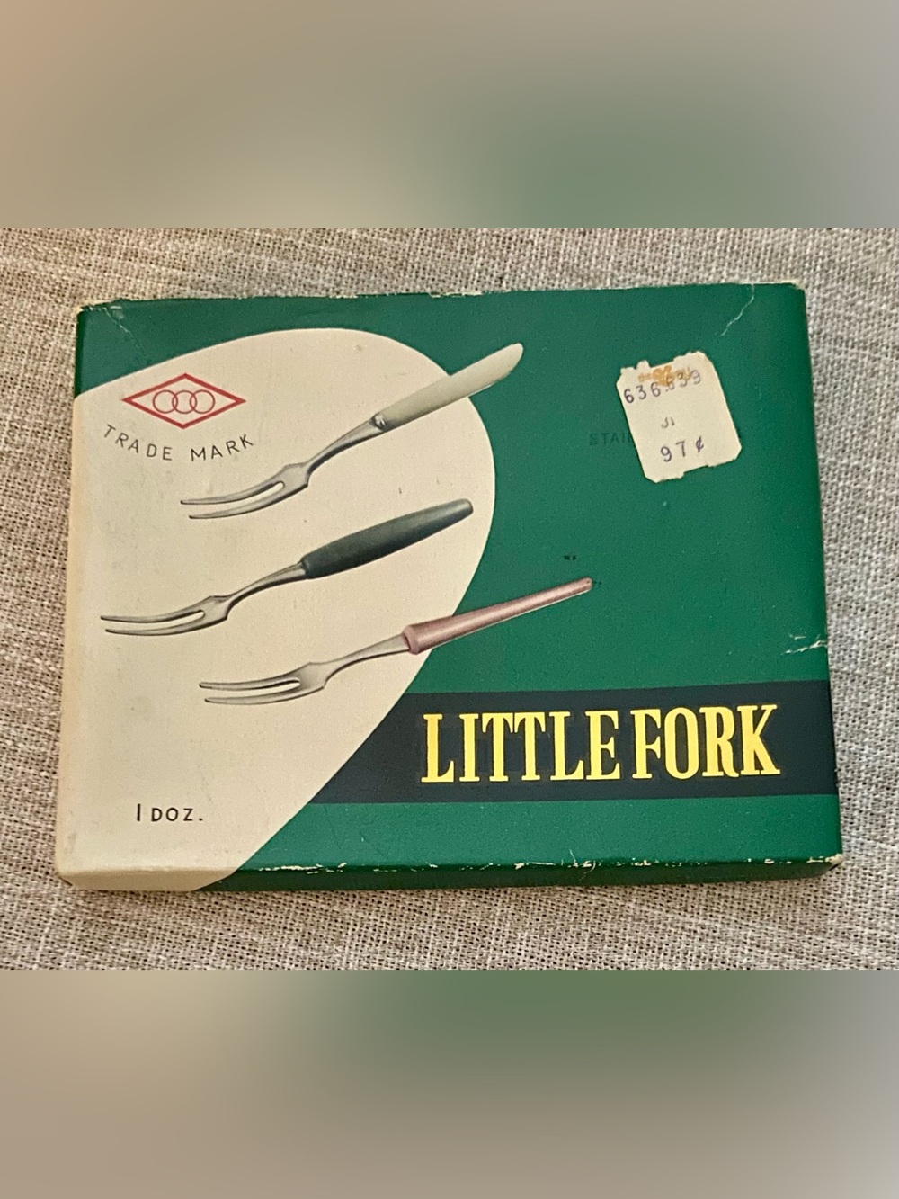 Vintage Stainless Steel Appetizer Forks